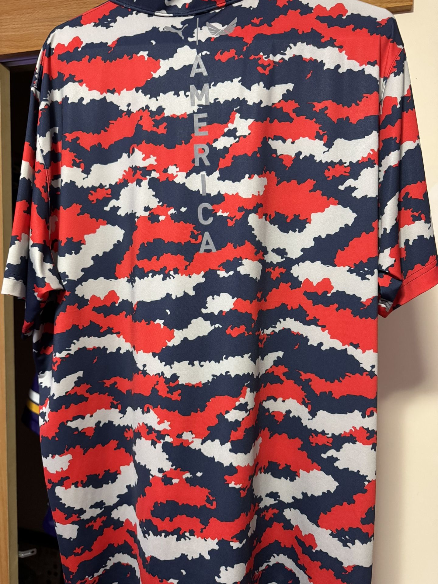 Puma America, golf shirt Large