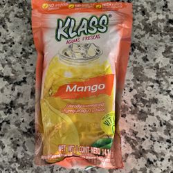 14 Unopened Bags Of Mango Klass Mixed Drinks