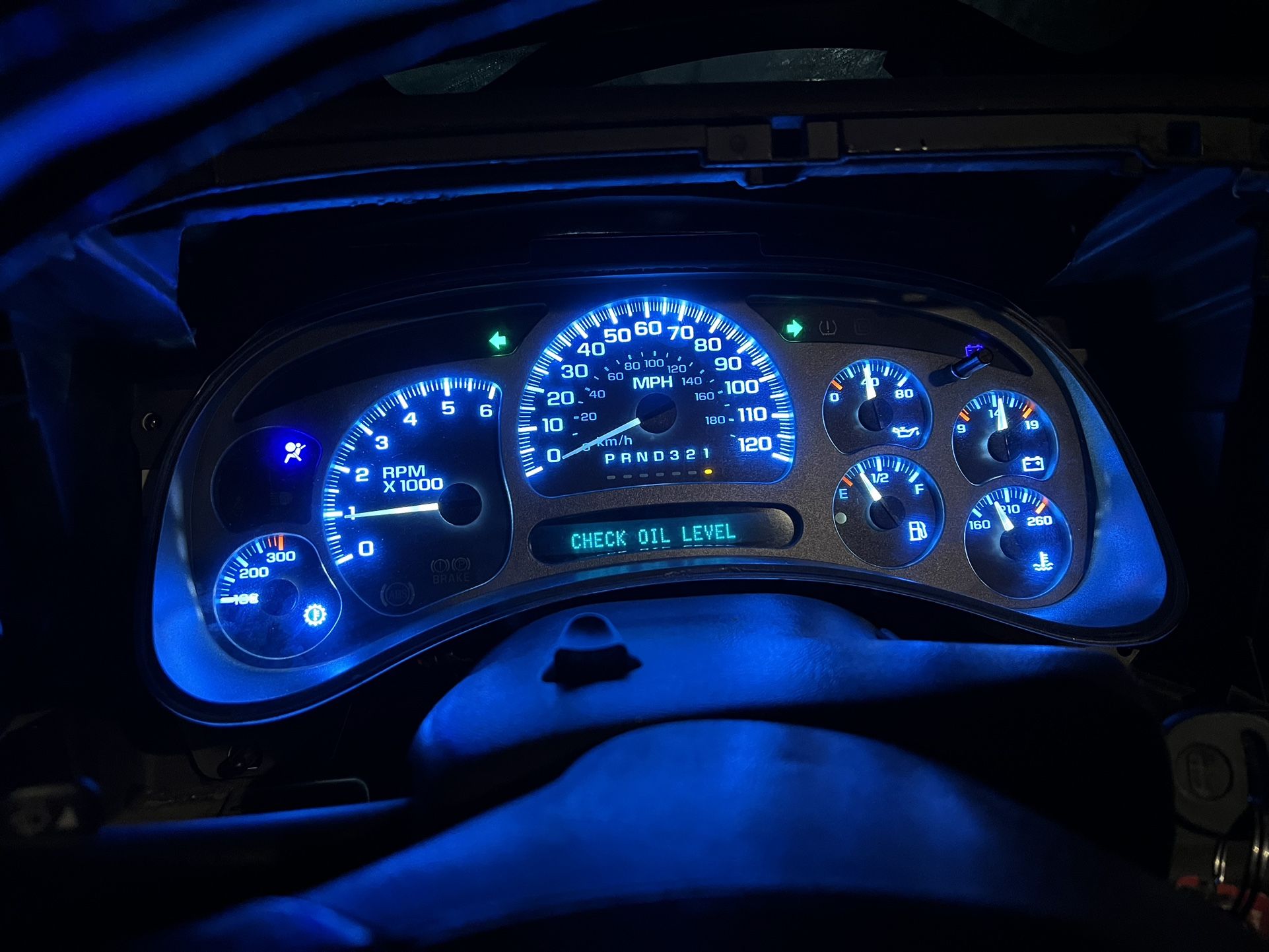 CHEVY CLUSTER 