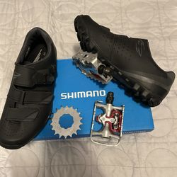 Shimano Professional Bmx / Mtb Shoes + Pedals 