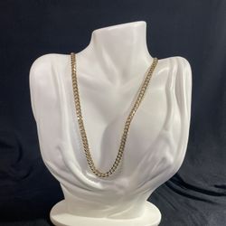 14k Yellow Gold Cuban Chain 