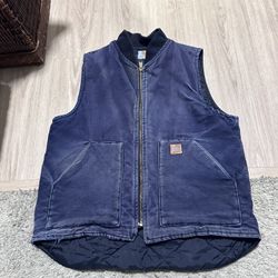 Vintage Blue Carhartt Vest