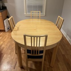 IKEA Dining Room Table And Chairs