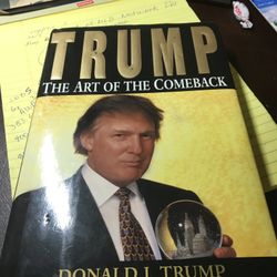 Autographed President Donald Trump Book