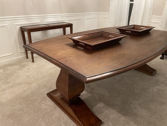 Restoration  Hardware Dining Table And Server