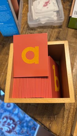 Montessori Sand Letters