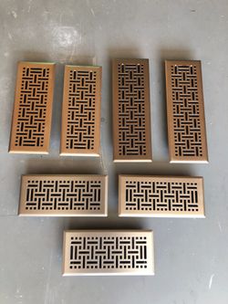 Floor Air Registers, Brushed nickel upgraded design