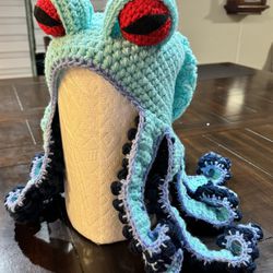 Adult Kraken Crochet Hat