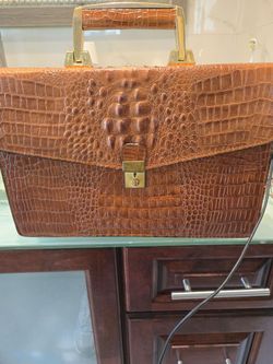 Crocodile briefcase