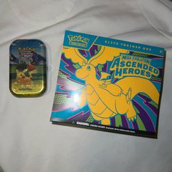 Pokemon Ascendant Hero’s Elite Trainer Box And Ascendant Tin