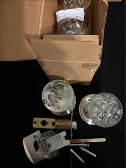 Beautiful Glass Door Knob Set