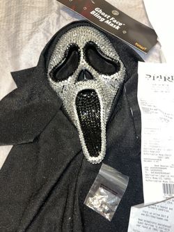 Ghost Face Mask W/ Gems