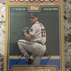 John Smoltz Update Highlights Gold /2008 2008 Topps Card #UH125