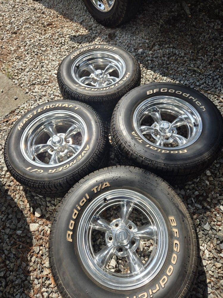 5 Lug American Racing Rims 15's