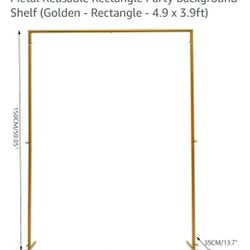 Wedding Arch Rectangle Balloon Arch Frame Kit Wedding Background Decorative