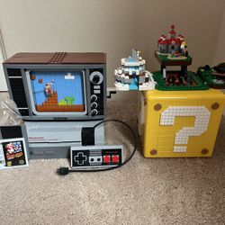 Lego Retired Sets Mario Block 71395 + NES 71374