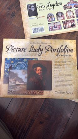 Simply, Charlotte Mason picture study portfolios