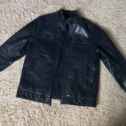 Black Rivet Leather Jacket