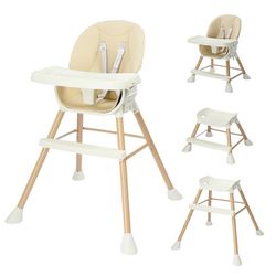New in box 5 in 1 Convertible Baby High Chair, Highchair for Babies and Toddlers, Easy Clean, Infant