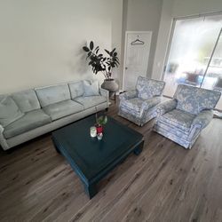 Sofa and 2 Accent Chair Set