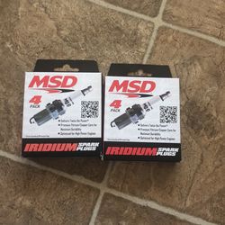 MSD Iridium Spark Plugs 8 pack Part # 37254