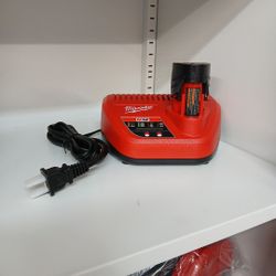 Milwaukee New M12 Charger More Battery 2.0 