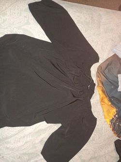 All three over the shoulder women's M blouses