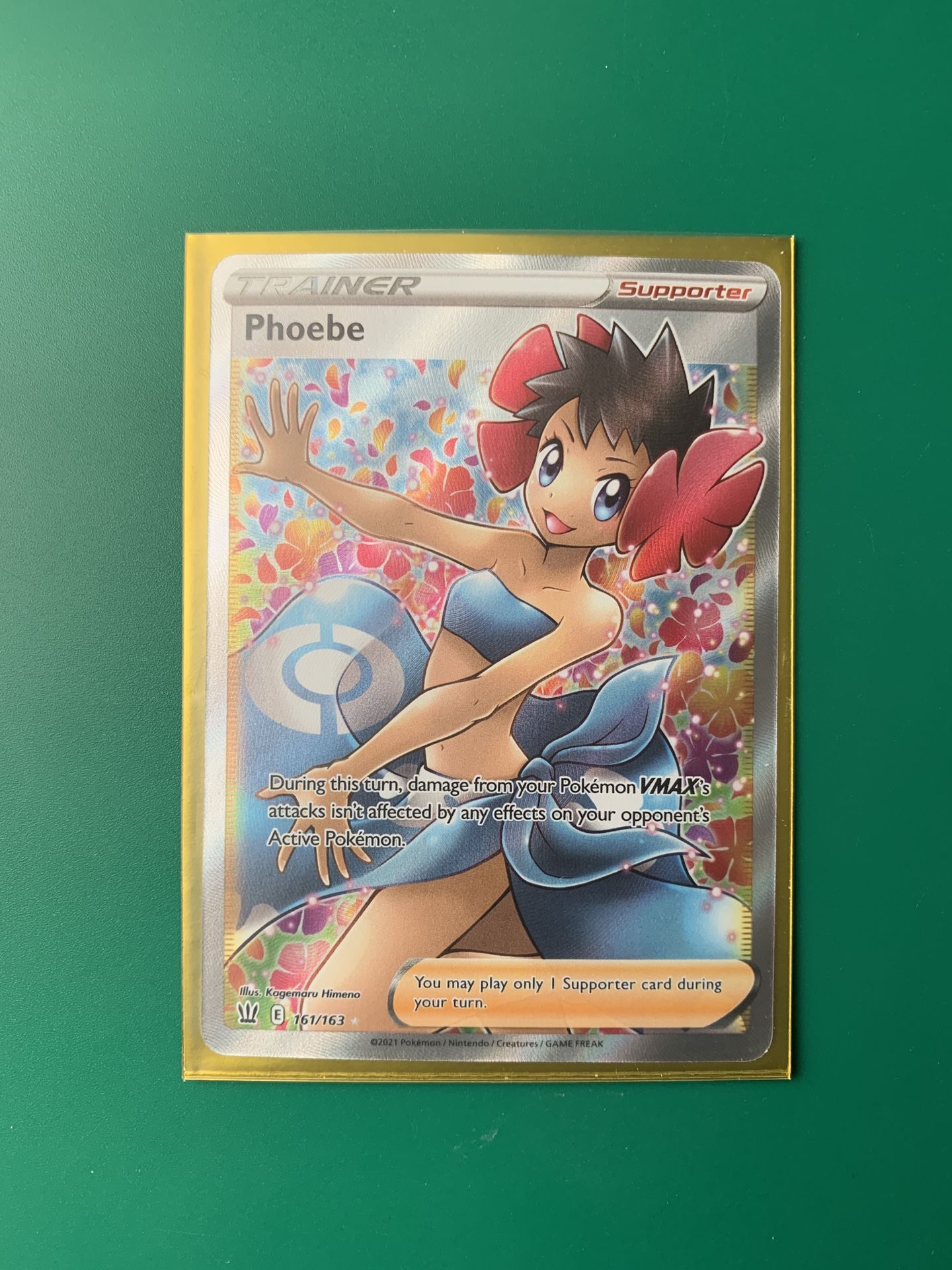 phoebe pokemon card Phoebe Full Art - 161/163 - Battle Styles main image 0