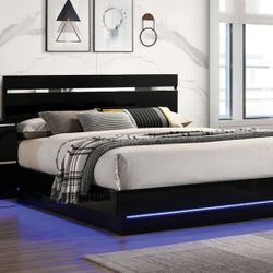 LED Cal King Bed Frame 