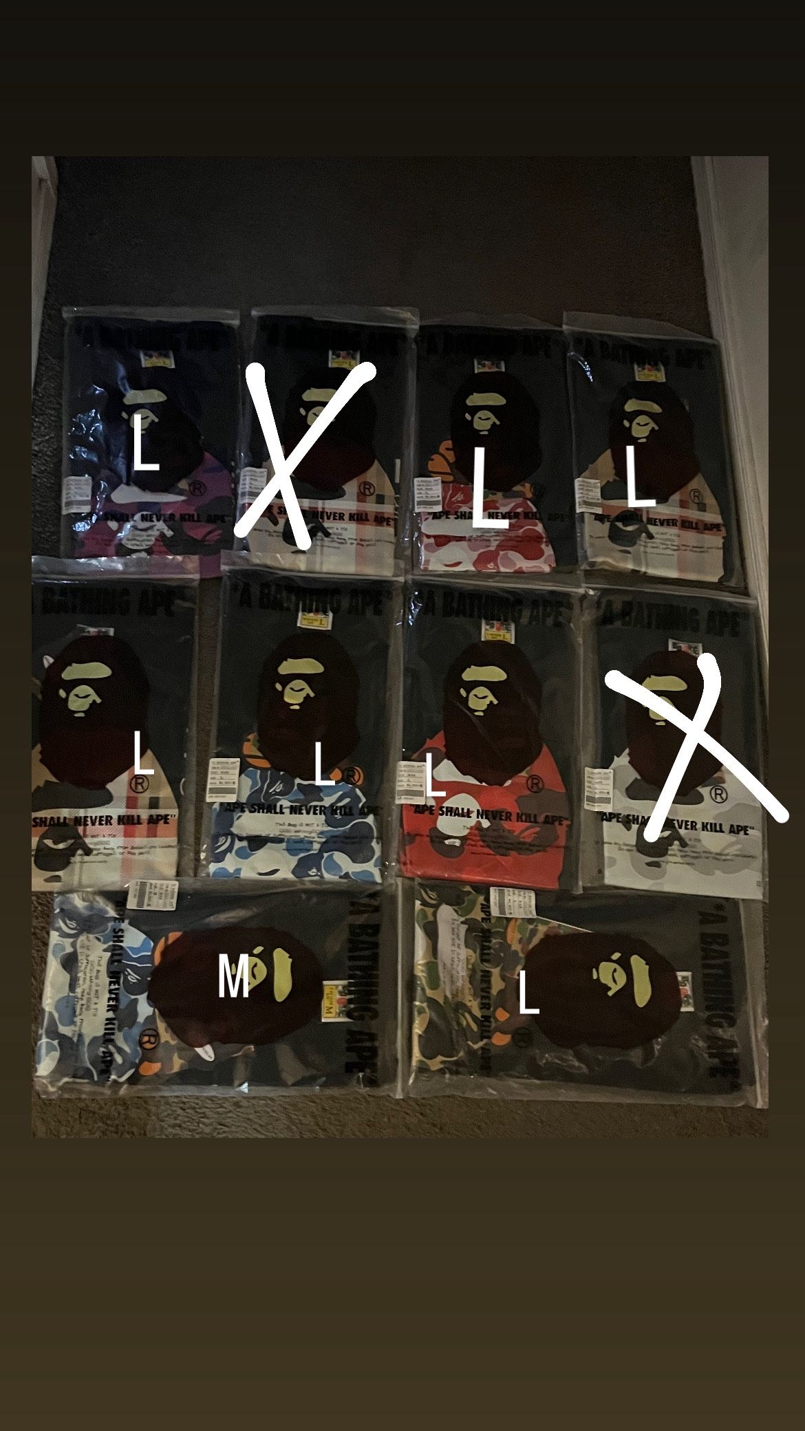 Bape Tees