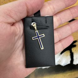 14k CROSS CHARM 
