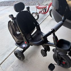 Stroller And Tricycle In One With Shade
