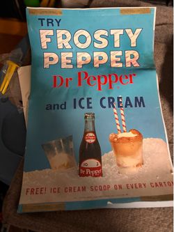 Vintage Dr Pepper Sign
