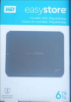 WD 6 TB External HDD