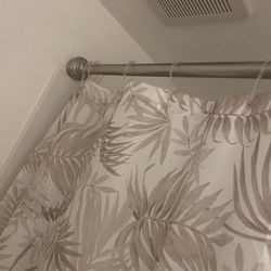 Shower Curtain And Rod 