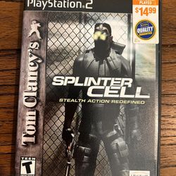 Splinter Cell Stealth Action Redefined PlayStation 2 PS2