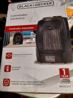 Black+Decker Ceramic Space Heater BHDC201
