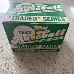 1983 Topps Traded Baseball Card Factory Set 1-132 Strawberry RC Looks New With Strawberry Rookie