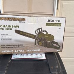 Sportsman 20inch, 8500 RPM 2-stroke,cycle 52 cc