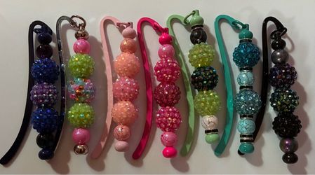 Beaded Bookmarks and keychains
