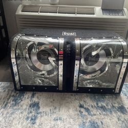 Dual 12 Inch Plexiglass Woofers 