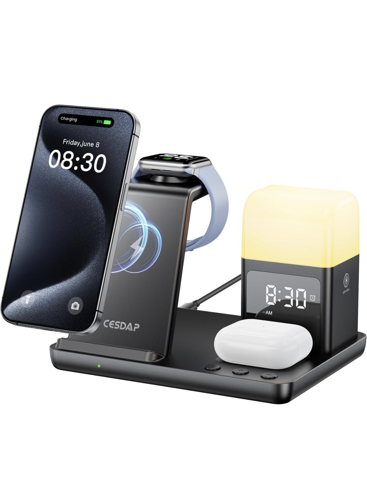 6 in 1 Wireless Charging Station