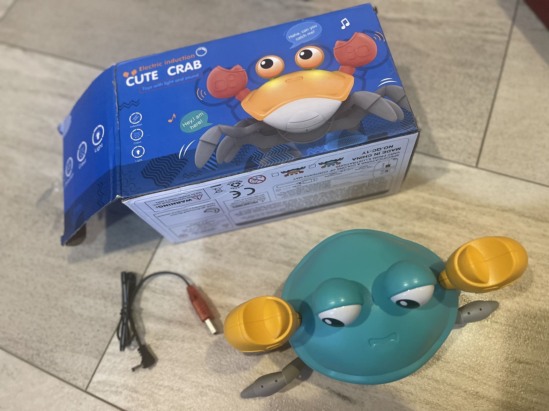 Crab Walking Toy With Music