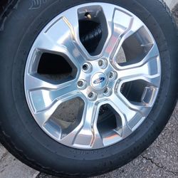 2024 NEW OEM ORIGINAL TAKEOFFS FORD F-150 PLATINUM 20 INCH TIRES HANKOOK DYNAPRO ALL-TERRAIN 99 % $ 1499 