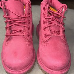 Timberland 50th Pink Boots Toddler Size 6 NEW!