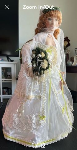 Paradise Galleries Irish Bride Maureen  Porcelain Doll