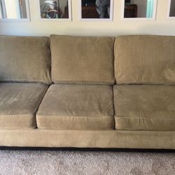 Tan Colored Sofa