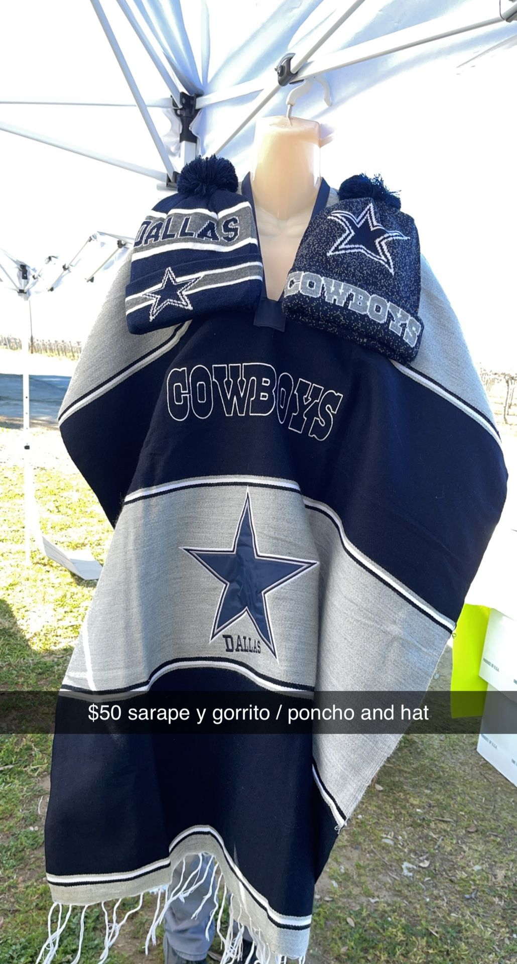 Dallas Cowboy Poncho