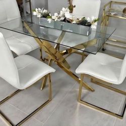 New 5pc Dining Set In Box 📦 Finance Available No Credit Needed $39 Down 