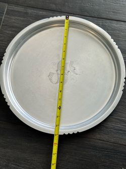 Round Metal Serving Tray